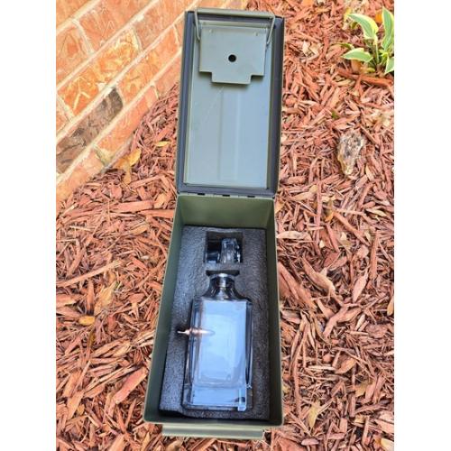 Locked & Loaded Whiskey Kit: Inside A 50 Cal Ammo Can