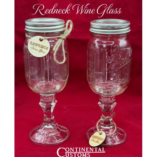REDNECK WINE GLASSES
