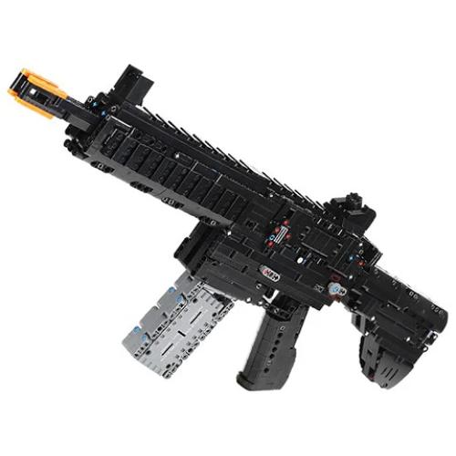 Caliber Gourmet Building Blocks Machine Gun Toy, Multi Color CBG-BB-3
