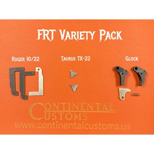 FRT VARIETY PACK FORCED RESET TRIGGER LEVER TX22, 10/22, Glock