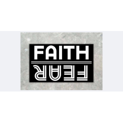 Faith Over Fear Decal