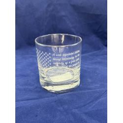 Rocks Glass, 2nd Amendment Flag