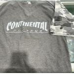 SHIRT,SMALL,GREY/CAMO,THR@SHER CC LOGO