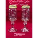 ENGRAVABLE REDNECK WINE GLASSES