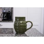 Grenade Mug Green Ceramic Grenade