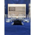 Wood Platter, 1776, We The People, Flag