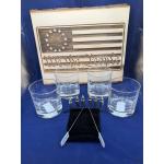 Wood Platter, 1776, We The People, Flag