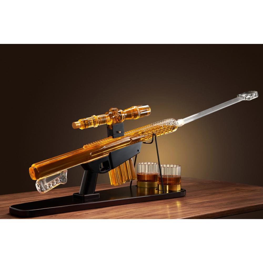 Whiskey Decanter Set - Sniper Liquor Decanter | 1000 Ml