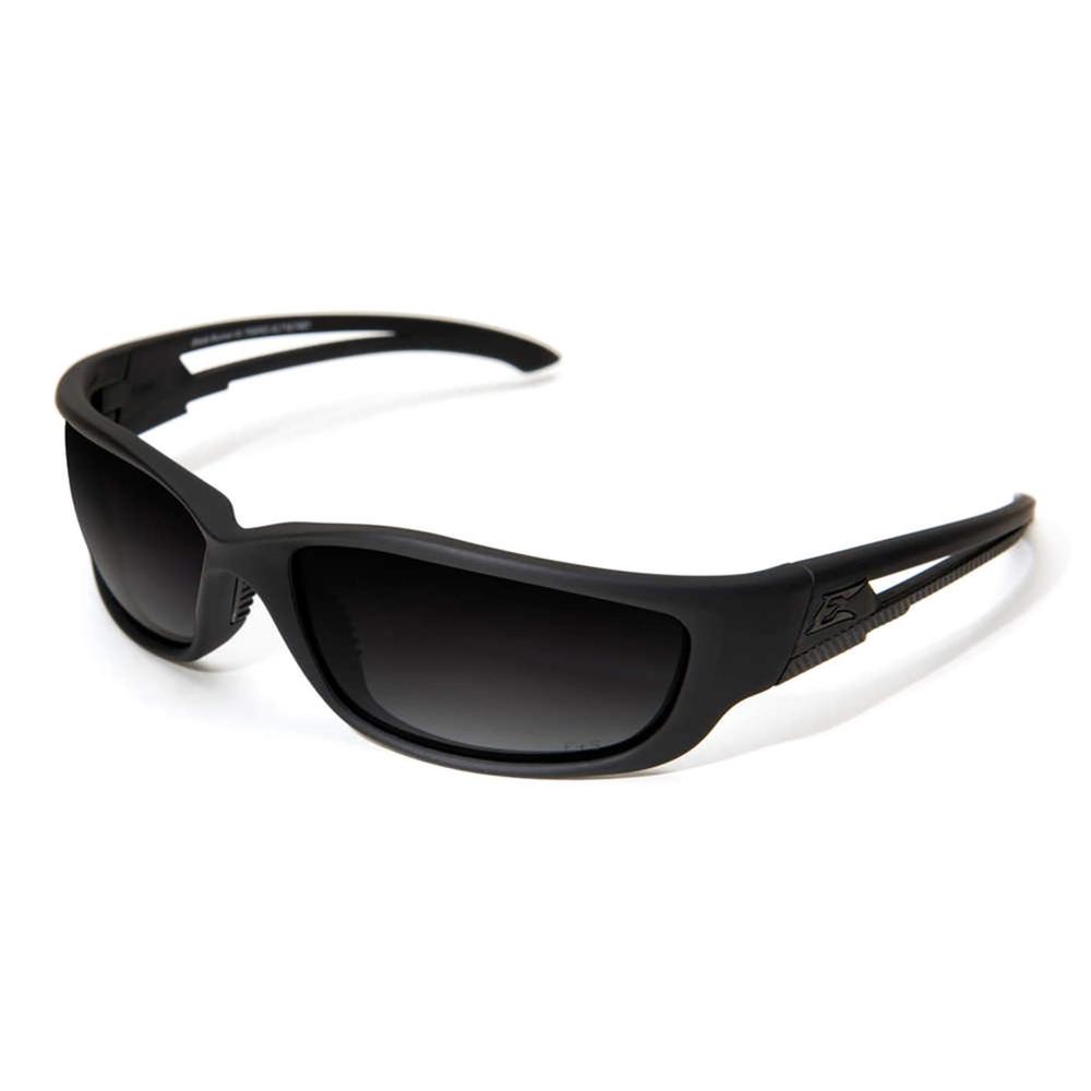 GLASSES,BLADERUNNER XL,MATTE BLACK,POLERIZED SMOKE LENS