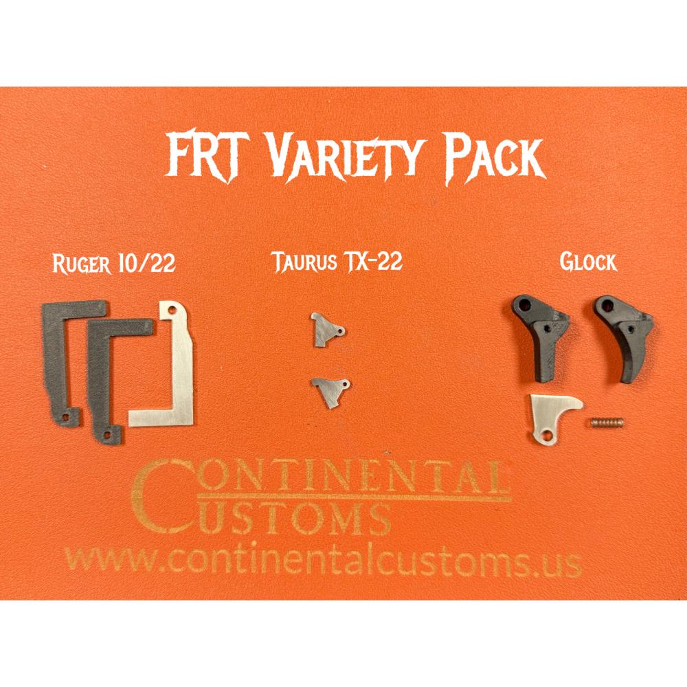 FRT VARIETY PACK FORCED RESET TRIGGER LEVER TX22, 10/22, Glock