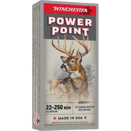 Winchester Super-X 22-250 64gr PP 20/bx