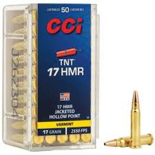 TNT EXPLOSIVE AMMO 17 HMR 17GR JACKETED HOLLOW POINT