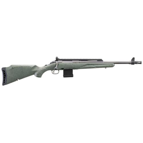 Ruger, American G2 Scout, Bolt Action Rifle, 5.56 NATO, 16.1" Threaded Barrel, 1/2x28 Thread Pitch, 1:8 Twist, Cerakote Finish, Cobalt, AR Style Sight