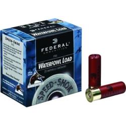 Federal WF143 1 Speed-Shok Waterfowl Shotshell 12 GA, 3 in, No. 1, 1-1/8oz, 4.56 Dr, 1550 fps, 25 Rnd per Box