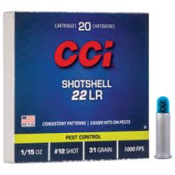 SHOTSHELL AMMO 22 LONG RIFLE #12 SHOT