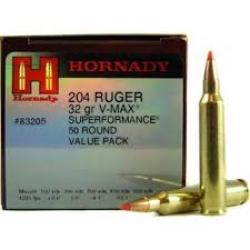Hornady 204 Ruger 32gr V-Max 50pk