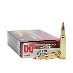 SUPERFORMANCE VARMINT AMMO 222 REMINGTON 50GR V-MAX