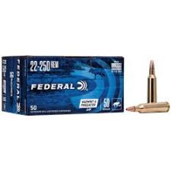 American Eagle 22-250 50gr JHP V&P 50bx