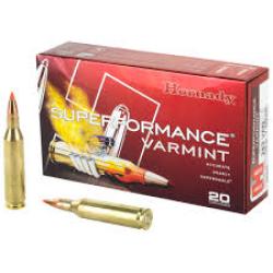 SUPERFORMANCE VARMINT AMMO 243 WINCHESTER 58GR V-MAX