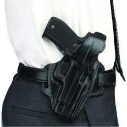 Galco FL224B Fletch High Ride Black Leather Belt Glock 17,22,31 Right Hand