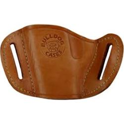 Bulldog Case Belt Slide Holster Small Semi Auto Pistol Right Hand Leather Tan MLT-S