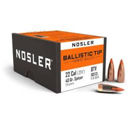 BALLISTIC TIP VARMINT 22 CALIBER (0.224'') SPITZER BULLETS