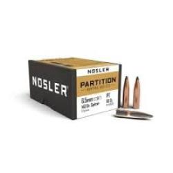 Nosler Partition, .264 Diameter, 6.5MM, 140 Grain, Spitzer, 50 Count 16321