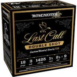 LAST CALL DOUBLE SHOT 12GA 3'' 1-1/4OZ #2.5 & #9 SHOT 25/BOX