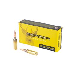Berger Bullets, Elite Hunter, 6MM Creedmoor, 108 Grain, Boat Tail, 20 Rounds per Box