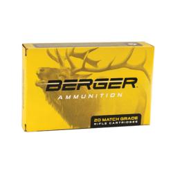 Berger Bullets, Elite Hunter, 300PRC, 245 Grain, Boat Tail, 20 Rounds per Box