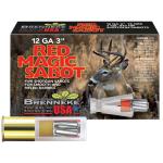 Brenneke SL123RMS Red Magic Sabot Slugs 12 GA, 3 in, 1oz, 1756 fps, 5 Rnd per Box