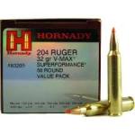 Hornady 204 Ruger 32gr V-Max 50pk