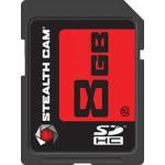 Stealth Cam 8GB SD Memory Card Single Card Pack Speed Class 10 High Speed Data Transfers/Lower Power Consumption STC-8GB