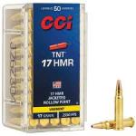 TNT EXPLOSIVE AMMO 17 HMR 17GR JACKETED HOLLOW POINT