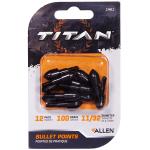 Allen 1461 Bullet Points 100gr Black 12 Pack