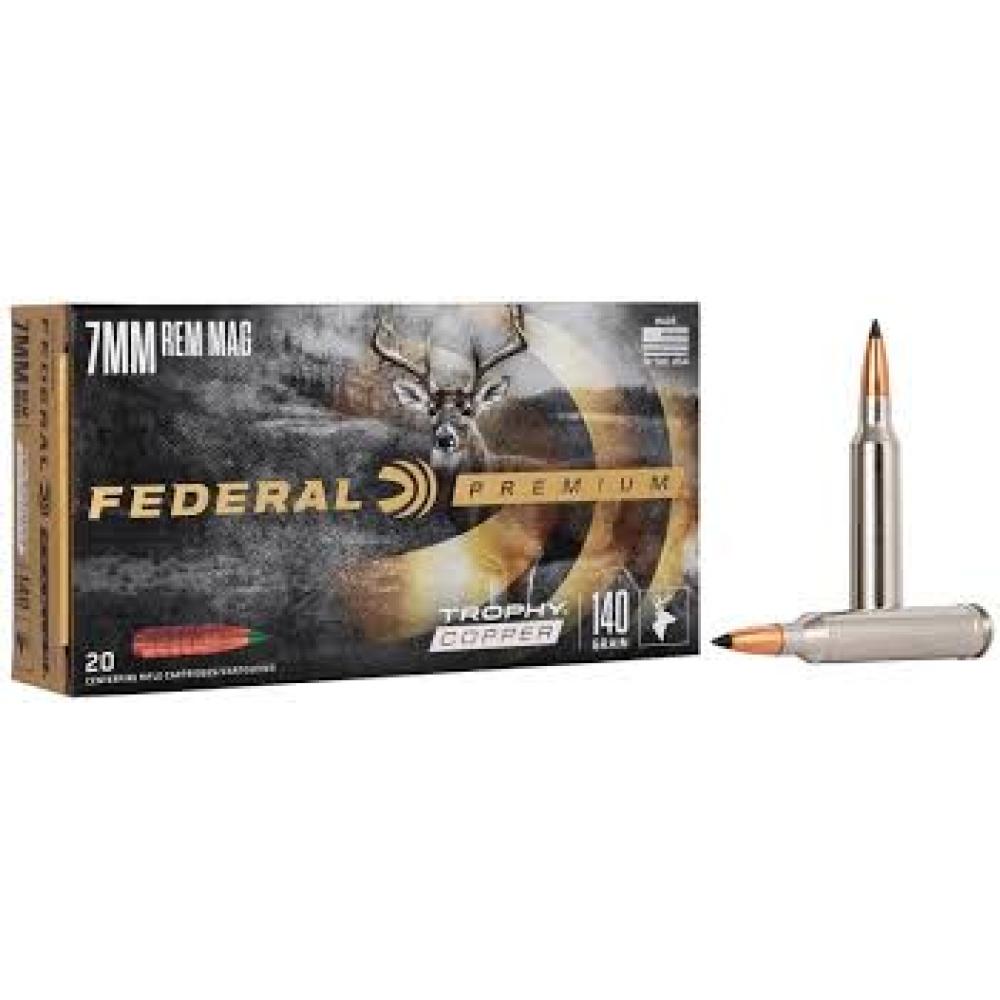 Federal Trophy Copper Vital-shok 7mm rm 140gr 20bx