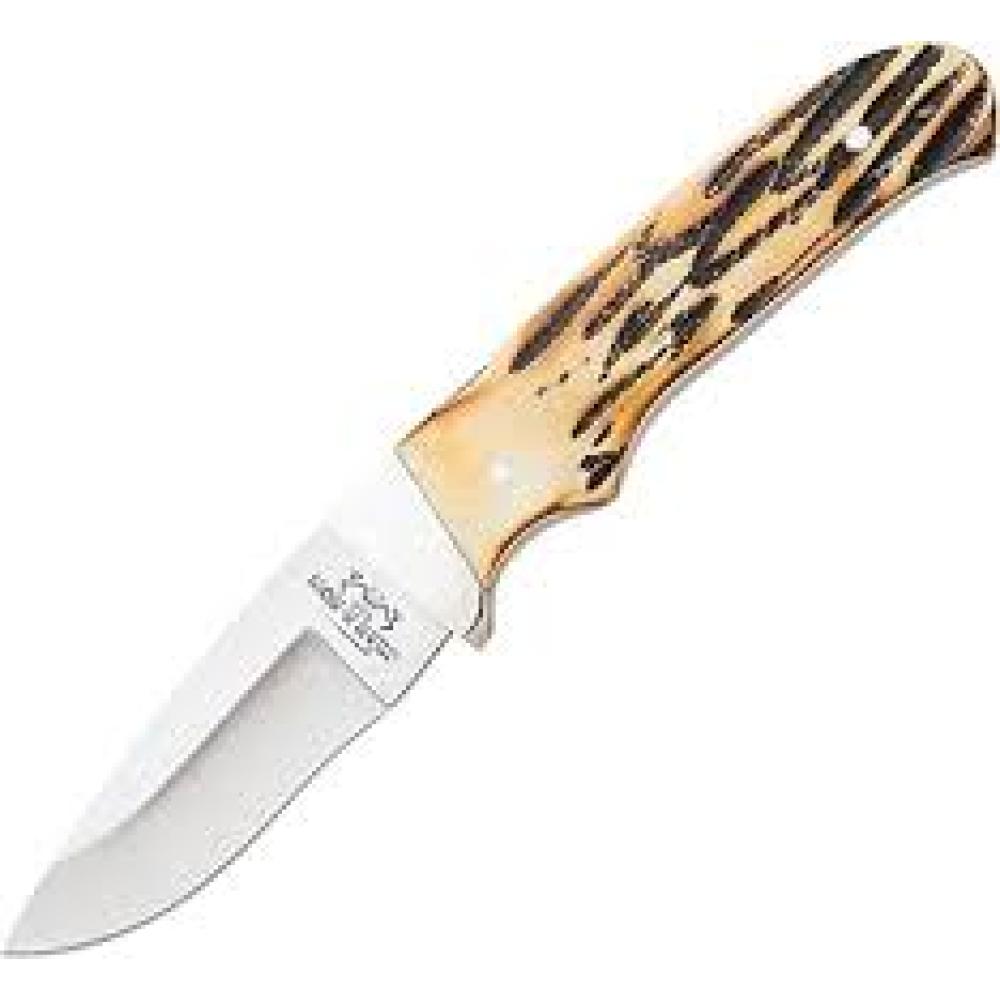 Bear & Son Cutlery 7" Drop Point Pro Hunter w/leather Sheath