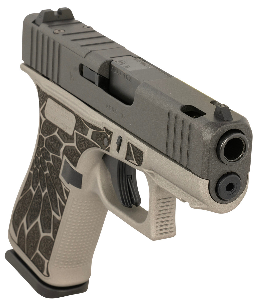 Glock SC G43X 9mm, Titanium Cerakote, 10rd-img-0