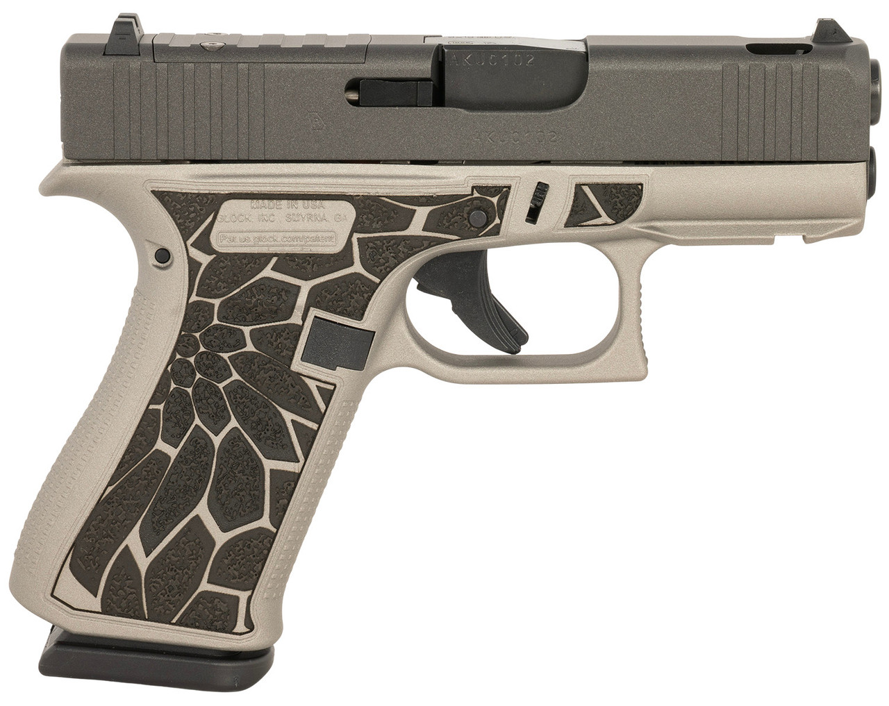 Glock SC G43X 9mm, Titanium Cerakote, 10rd-img-1