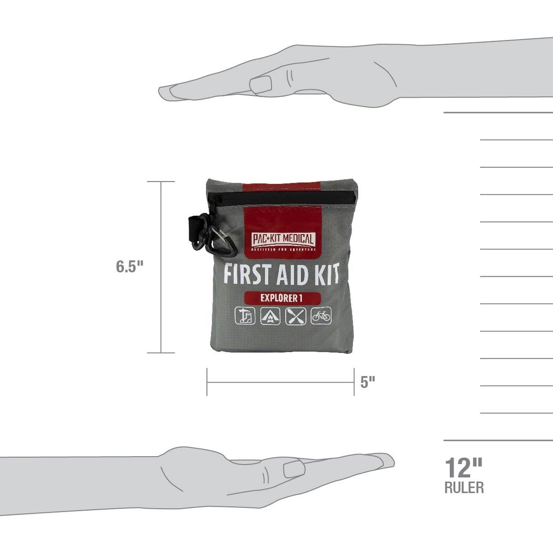 Small Explorer Watertight First Aid Kit, 67 Pieces-img-3