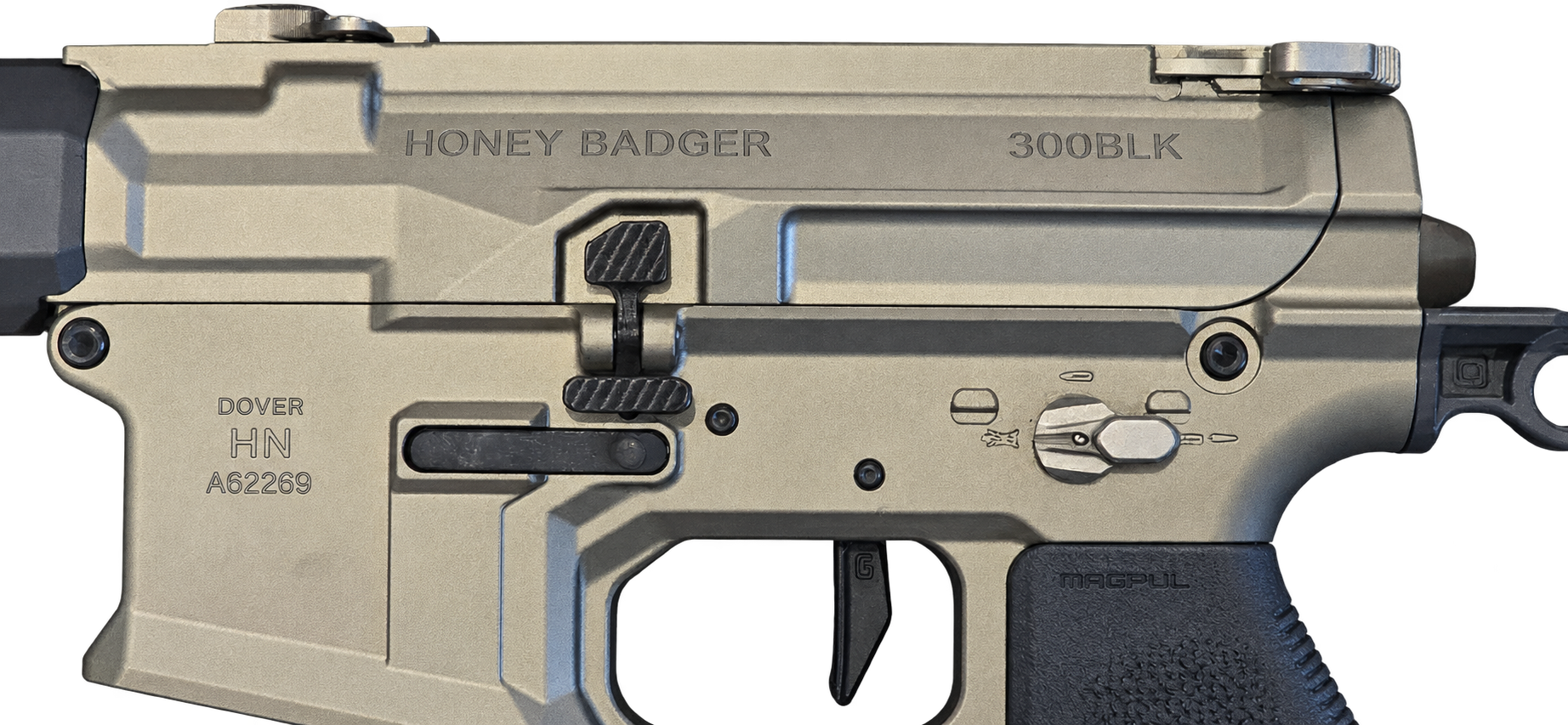 Q HONEY BADGER SBR .300 BLK DEMO PACKAGE WITH Q THUNDER CHICKEN SUPPRESSOR -img-2
