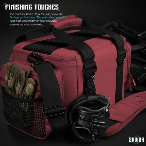 Pistol Range Bag - Specialist Series - Red (RA-3GUN-WS-RD)