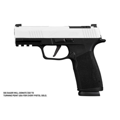SIG Sauer P365 XMacro Freedom — 9mm | 3.7" Barrel | 17-Round | Limited Edition White Cerakote “Freedom” Engraving