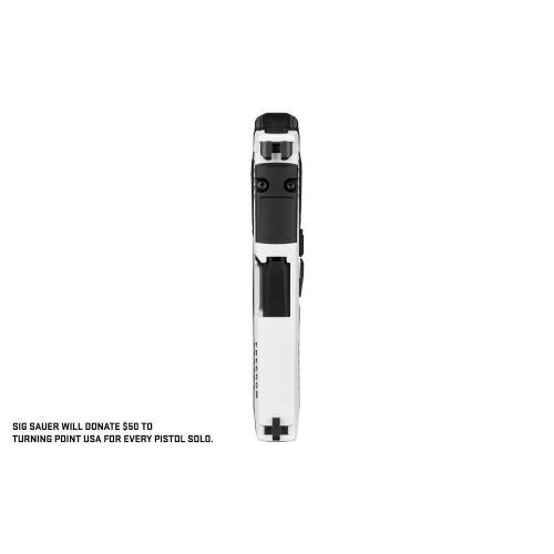 SIG Sauer P365 XMacro Freedom — 9mm | 3.7" Barrel | 17-Round | Limited Edition White Cerakote “Freedom” Engraving