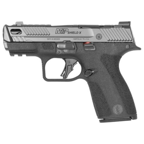 Smith & Wesson Performance Center M&P9 Shield X Carry Comp — 9mm | 3.6" Ported Barrel | Optics-Ready | Night Sight | 13+1 / 15+1