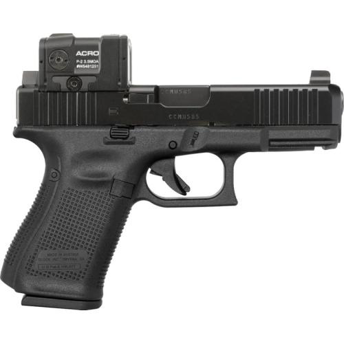 GLOCK 19 Gen5 MOS w/ Aimpoint ACRO P-2 — 9mm | 4.02" Barrel | Compact | Suppressor-Height Sights