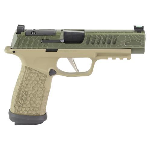Sig Sauer P365 FUSE — 9mm, 4.3" Barrel, 21RD, OD Green TOPO Slide | Semi-Auto Pistol