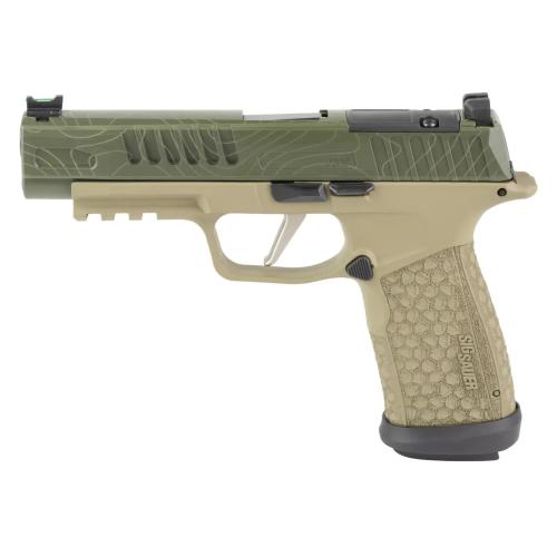 Sig Sauer P365 FUSE — 9mm, 4.3" Barrel, 21RD, OD Green TOPO Slide | Semi-Auto Pistol