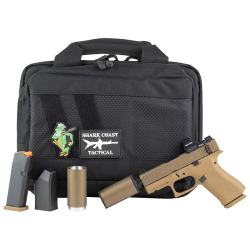 Glock 43X MOS Hush Puppy Project Bundle w/ Holosun 407K & Hush Puppy Project Model 2 Suppressor