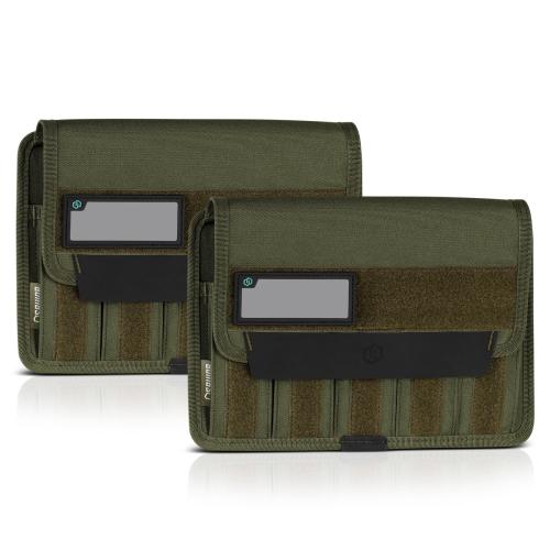 Savior Equipment Mag Buddy — Pistol Mag Pouch (2-Pack), OD Green, Holds 10 Magazines | Magazine Storage | MP-FD-PISX5-2P-OG